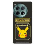 LA CASA DE LAS CARCASAS Cep telefonunuzu korumak için OnePlus 12 resmi Pokémon Pikachu Video Oyunu ile uyumlu kılıf Resmi Pokemon Lisansı ile Esnek Şeffaf Silikon Kılıf