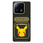 LA CASA DE LAS CARCASAS Cep telefonunuzu korumak için Xiaomi 13 Pro resmi Pokémon Pikachu video oyunu ile uyumlu kılıf Resmi Pokemon Lisansı ile Esnek Şeffaf Silikon Kılıf