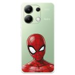 LA CASA DE LAS CARCASAS Kılıf Xiaomi Redmi Note 13 4G ile uyumlu - Poco M6 4G Resmi Marvel Siluet Siluet Şeffaf Silikon Kapak Resmi Lisanslı Marvel