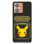 LA CASA DE LAS CARCASAS Motorola Edge 40 Neo ile uyumlu kılıf, resmi Pokémon Pikachu video oyunu, cep telefonunuzu korumak için Resmi Pokemon Lisansı ile Esnek Şeffaf Silikon Kılıf