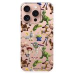 LA CASA DE LAS CARCASAS Oyuncak Hikayesi Oyuncak Bebek Siluetleri iPhone 16 Pro ile uyumlu kılıf Cep telefonunuzu koruyan Toy Story Resmi Lisanslı Şeffaf Silikon Kılıf