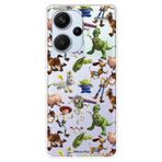 LA CASA DE LAS CARCASAS Xiaomi Redmi Note 13 Pro Plus 5G ile uyumlu kılıf resmi Disney oyuncak hikaye siluetleri şeffaf silikon kılıf esnek resmi lisanslı oyuncak story