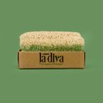 La Diva Aloe Vera Kabak Lifli Sabun - Yeşil - 130 gr - Montajsız