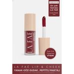 LA FAÉ BEAUTE Allık Ruj Göz Farı Lip & Cheek Tint Nemlendirici Makyaj Peptit Hyaluronik Asit Vitamin E Berry Flush