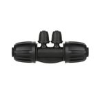 La Farah 1/2 "Damla Borusu için Damla Sulama Parçaları 1/4" Sulama Borusu, Damla Sulama Parçaları Damla Sulama Parçaları Anti-Damla Kilitli Dikenli Azaltma 4 Yollu Paket 10
