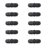 La Farah Damla Sistemi Parçaları, Damla Sulama Bağlantı Parçaları 1/2 İnç Damla Borusu için Dikenli Düz Konnektörleri Kilitleyin (1/2 "ID x 0.66" OD) - 10'lu Paket