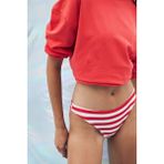 La Jolla Çizgili Slip Bikini Altı-aysu Türkoğlu Koleksiyonu - Beyaz - 42