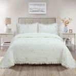 La Lune Home Likya Yatak Örtüsü - Krem - 240 x 260 cm
