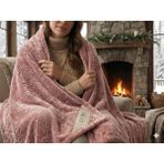 La Lune Home Lori Wellsoft Tv Battaniyesi 130X170CM - 130 x 170 cm - Pembe