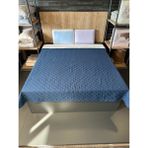 La Lune Home Peluş Çok Amaçlı Yatak Örtüsü - Mavi - 200 x 220 cm