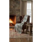 La Lune Home Tv Boy Pamuk Scotch Battaniye 130X170-120X150 - Yeşil - 120 x 150 cm