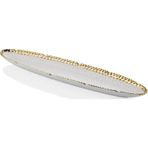 La Medore 1STV-025 Hammered White Gold Büyük Kayık Tabak