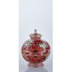 La Medore Lilyum Desenli 15x15x19 cm 2 lt Small Tombul Şişe