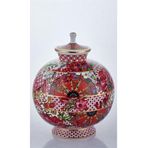 La Medore Lilyum Desenli 5.5 lt 20x20x26 cm Large Tombul Şişe