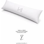 La Mehser Çok Amaçlı Ortopedik Silindir Yastık Boyun Bacak Bel Destek Yastığı 15X50 cm - 35 x 50 cm - Beyaz