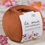 La Mia Mercerized Cotton 33580 211 Açık Kahverengi El Örgü İpi