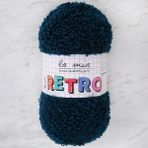 La Mia Retro LM5206 Petrol Mavisi El Örgü İpi