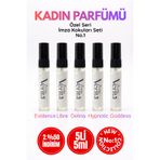 la mia verita Parfüm Seti No:1 Kadın Parfümü Farklı Seçkin Kokulardan Oluşan Edp 5 ml X 4 Adet