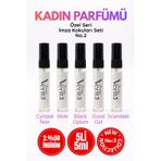 la mia verita Parfüm Seti No:2 Kadın Parfümü Farklı Seçkin Kokulardan Oluşan Edp 5 ml X 5 Adet
