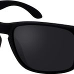 La Optica B.L.M. Güneş gözlüğü erkek UV400 CAT3 hafif spor - gözlük torbası dahil, gözlük temizleme bezi, Siyah kauçuk (Camlar: Polarize gri),