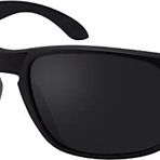 La Optica B.L.M. Güneş Gözlüğü Erkek UV400 CAT3 Hafif Spor - Gözlük Torbası Dahil, Gözlük Temizleme Bezi, Siyah mat, camlar: Polarize gri