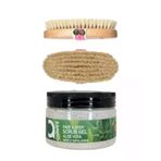 La Perla %100 Dogal At Kılı Fırca 9067 + Face Body Scrub Gel Aloe Vera 300Ml