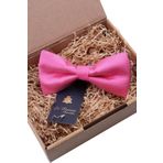 La Pescara P479 Pembe Kendinden Desenli Papyon