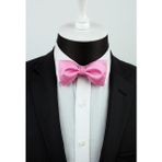 La Pescara P492 Şeker Açık Pembe Kendinden Desenli Papyon