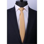 La Pescara SK5314 Gold Saten Slim Kravat