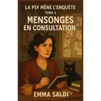 La psy mène l’enquête Tome 3 : Mensonges en consultation: Un cosy mystery psychologique, tendre et mordant, pour ceux qui aiment les intrigues ... humains, et les silences qui en disent long.