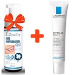 La Roche Posay 40 ml Effaclar Duo Unifiant Renkli Nemlendirici Bakım Kremi+E2'Quality Diş Beyazlatıcı Köpük