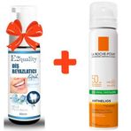 La Roche Posay Anthelios Anti Shine Mist Spf 50 75 ml Güneş Kremi+E2'Quality Diş Beyazlatıcı Köpük