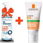 La Roche Posay Anthelios Dry Touch Tinted Spf 50 50 ml Renkli Güneş Kremi+E2'Quality Diş Beyazlatıcı Köpük