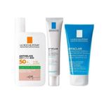 La Roche Posay Anthelios Oil Control Fluid Renklİ Güneş Kremi 50 ml + Effaclar Duo 15ml + Effaclar Gel 50ml Set