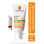 La Roche Posay Anthelios Spf 50+ Yağlı Ciltler İçin Renkli Yüksek Korumalı Yüz Güneş Kremi 50 Ml