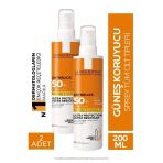 La Roche Posay Anthelios Spf50+ Invisible Yüksek Korumalı Vücut Güneş Kremi Spray 200Ml 2 Adet
