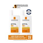 La Roche-Posay Anthelios Uvmune 400 SPF50+ Shaka-Invisible Fluid 2x50 ml Güneş Kremi