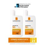 La Roche Posay Anthelios Uvmune Fluid SPF+50 Tüm Ciltler İçin Yüksek Korumalı Yüz Güneş Kremi 2 Adet