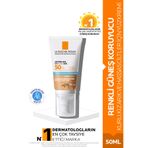 La Roche Posay Anthelios Uvmune Hassas Ciltler için SPF50+ Yüksek Korumalı Renkli Yüz Güneş Kremi 50 ml