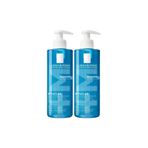 La Roche Posay Effaclar Jel Temizleme Jeli, Yağlı ve Akneye Eğilim Gösteren Ciltler, 400 ml, 2 Adet