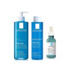 La Roche Posay Effaclar Leke Karşıtı Peeling Etkili Serum 40 ml Temizleme Jeli 400 ml ve Tonik 200 ml