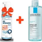 La Roche Posay Effaclar Misel Su 400 ml Makyaj Temizleme Suyu+E2'quality Diş Beyazlatıcı Köpük