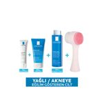 La Roche Posay Effaclar Pudrashine Fırçalı Pürüzsüzleştirici Bakım Seti