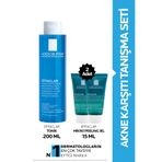 La Roche Posay Gözenek Karşıtı Bakım Seti: Effaclar Salisilik Asitli Tonik 200ml & Effaclar Micropeeling Jel 15mlx2