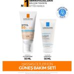La Roche-Posay Hassas Ciltler İçin Güneş Bakım Seti 50+ SPF Anthelios Renkli Yüz Güneş Kremi & Toleriane Temizleme Jeli