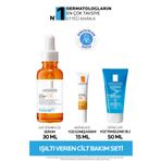 La Roche Posay Işıltı Veren Cilt Bakım Seti: Vitamin C Serum & Anthlios Yüz Güneş Kremi & Effaclar Temizleme Jeli