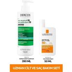 La Roche Posay Uzman Cilt Ve Sac Bakim Seti: Anthelios Yuz Gunes Kremi 50 Ml & Dercos Kepek Karsiti Sampuan 390 Ml