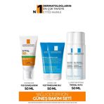La Roche Posay Yağlı Ciltler İçin Cilt Bakım Seti: Anthelios Yüz Güneş Kremi&Effaclar Yüz Yıkama Jelx2& Termal Sux2