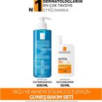 La Roche-Posay Yağlı Ciltler İçin Güneş Bakım Seti 2'li Yüz Temizleme Jeli ve Güneş Kremi