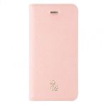 La Vie iPhone X/XS Fashion Folio Pembe Gizli Mıknatıslı Kapaklı Kılıf